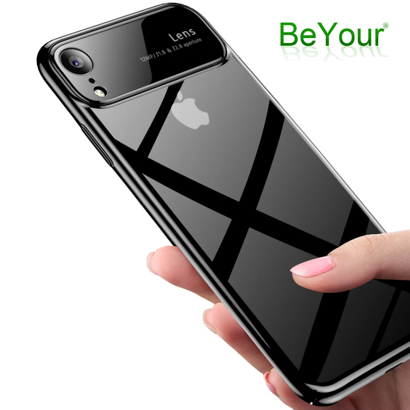 Роскошный тонкий прозрачный чехол для iPhone 7 Чехол 8 Plus X XS MAX XR покрытие Гибридный
