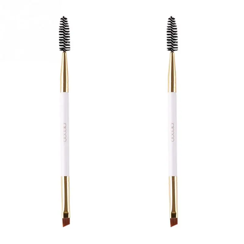 2 pcs DB04 Docolor, новинка,, DB04, угловая кисть для бровей, профессиональная, двойная кисть, набор, косметика, инструмент, мечта, Русалка, Кисть для макияжа - Handle Color: 2 pcs DB04