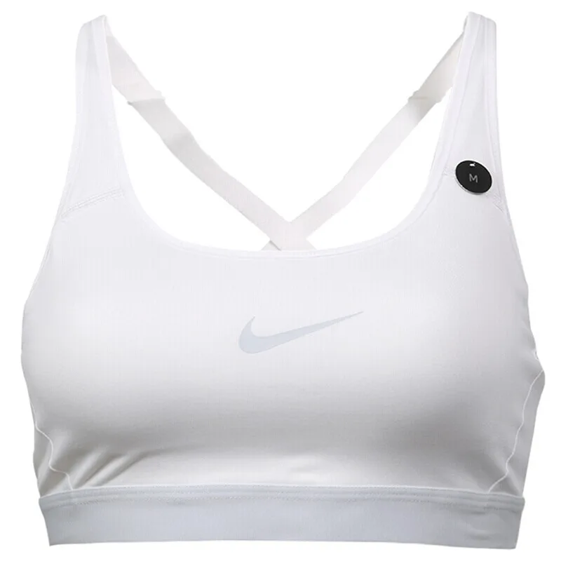 Новое поступление Nike Classic Strappy Bra Для женщин Спортивные Майки Спортивная - Цвет: 888602100