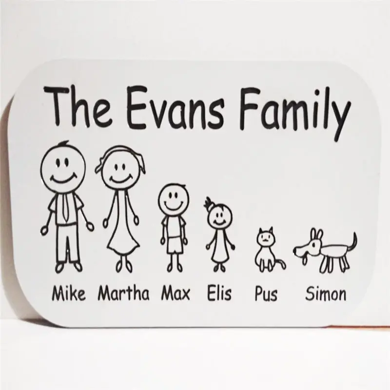 Персонализированная виниловая наклейка с белыми виниловыми наклейками для