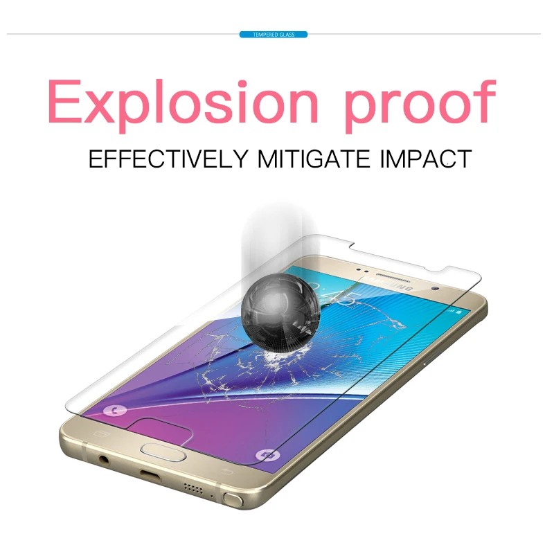 Закаленное Стекло на samsung Galaxy A3 A5 A7 S7 S6 S5 S4 S3 Экран из закаленного стекла с уровнем твердости 9H защитный Стекло