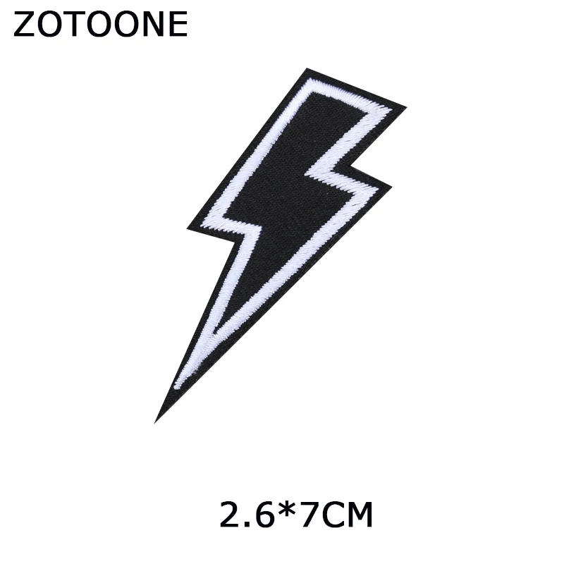 Черно белые круглые нашивки ZOTOONE для одежды сделай сам вышитая нашивка алмазная