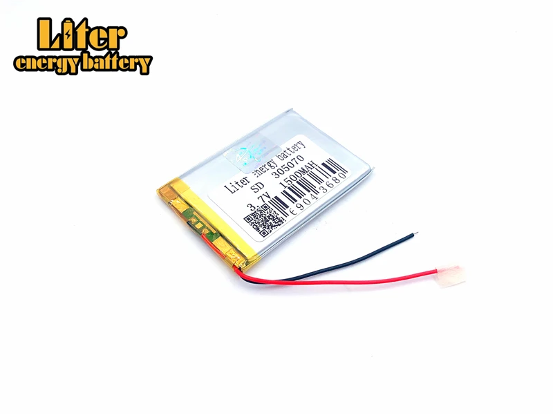 3,7 V полимерный литиевый аккумулятор 305070 035070 MP4 MP5 gps мобильный DVD 1500MA