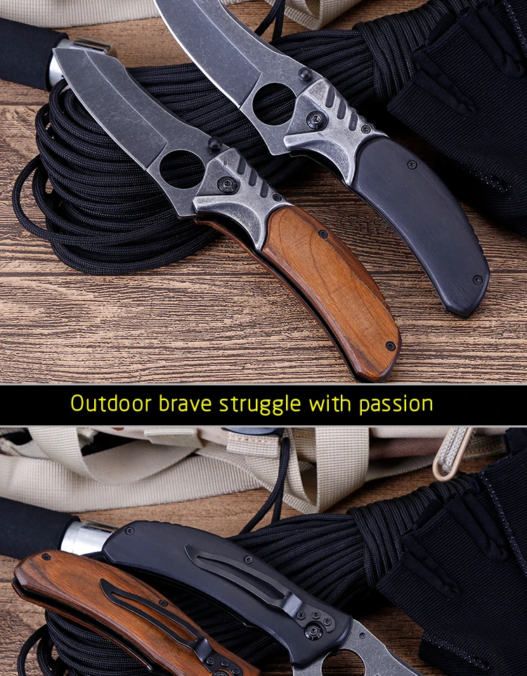 CS Cold складной нож с фиксированным лезвием, нож Karambit для охоты, кемпинга, тактические ножи для выживания, открытый инструмент для повседневного использования
