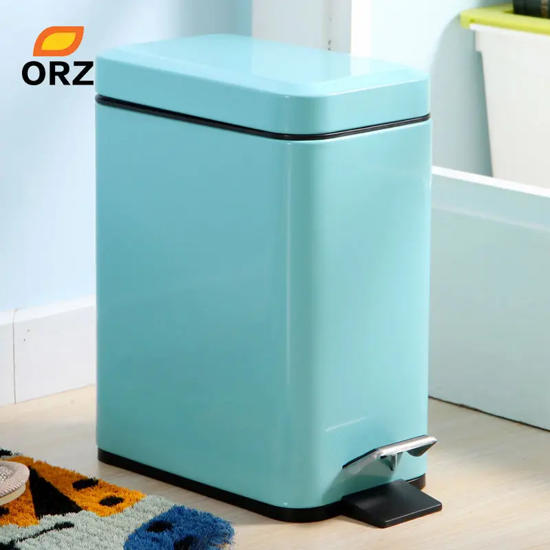 ORZ мусорное ведро для ванной комнаты кухни гостиной офиса 5л хранения пыли ящик