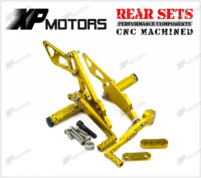 NICECNC CNC Заготовка подножки гоночные Rearset Подножка для Suzuki GSXR1000 GSX-R1000 2009 2010 2011 2012 2013