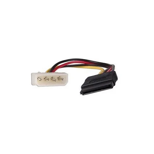 Горячая Новинка 6 дюймов 4pin мужской Molex ~ SATA 24pin Женский адаптер питания кабель
