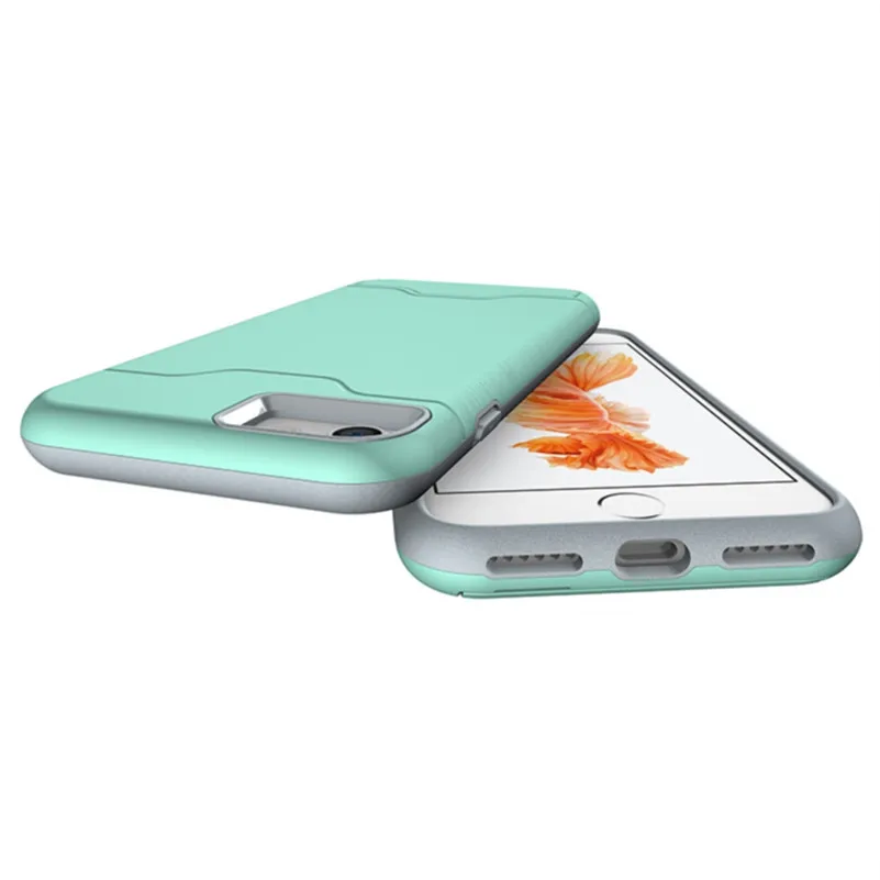 Чехол для Apple iPhone 7 8 с подставкой и держателем карт чехол 8|armor case|case forcase for apple |