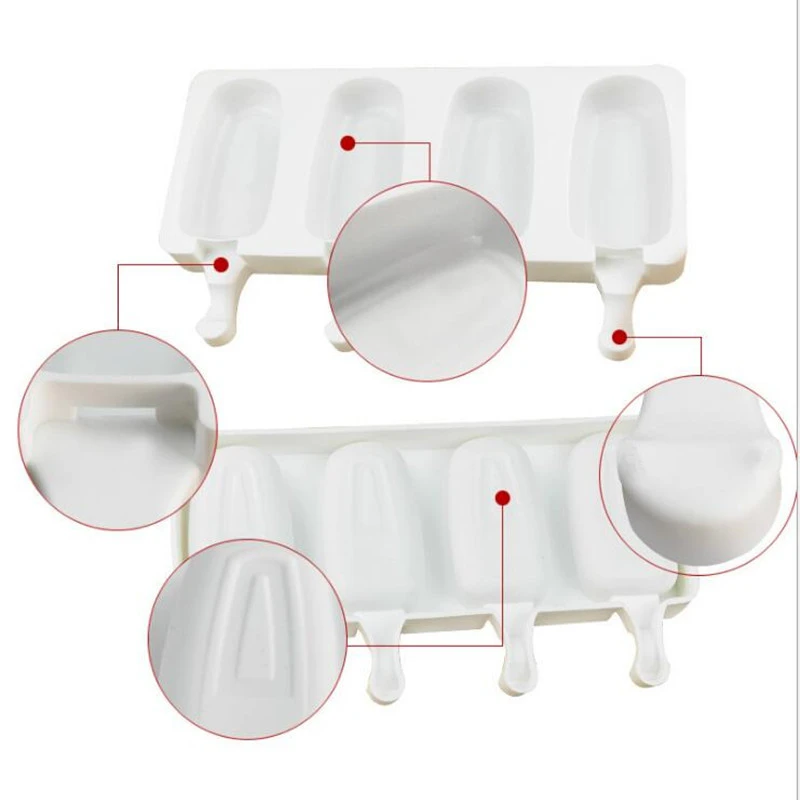 1 шт. силиконовые формы для эскимо домашняя Пищевая силиконовая форма мороженое