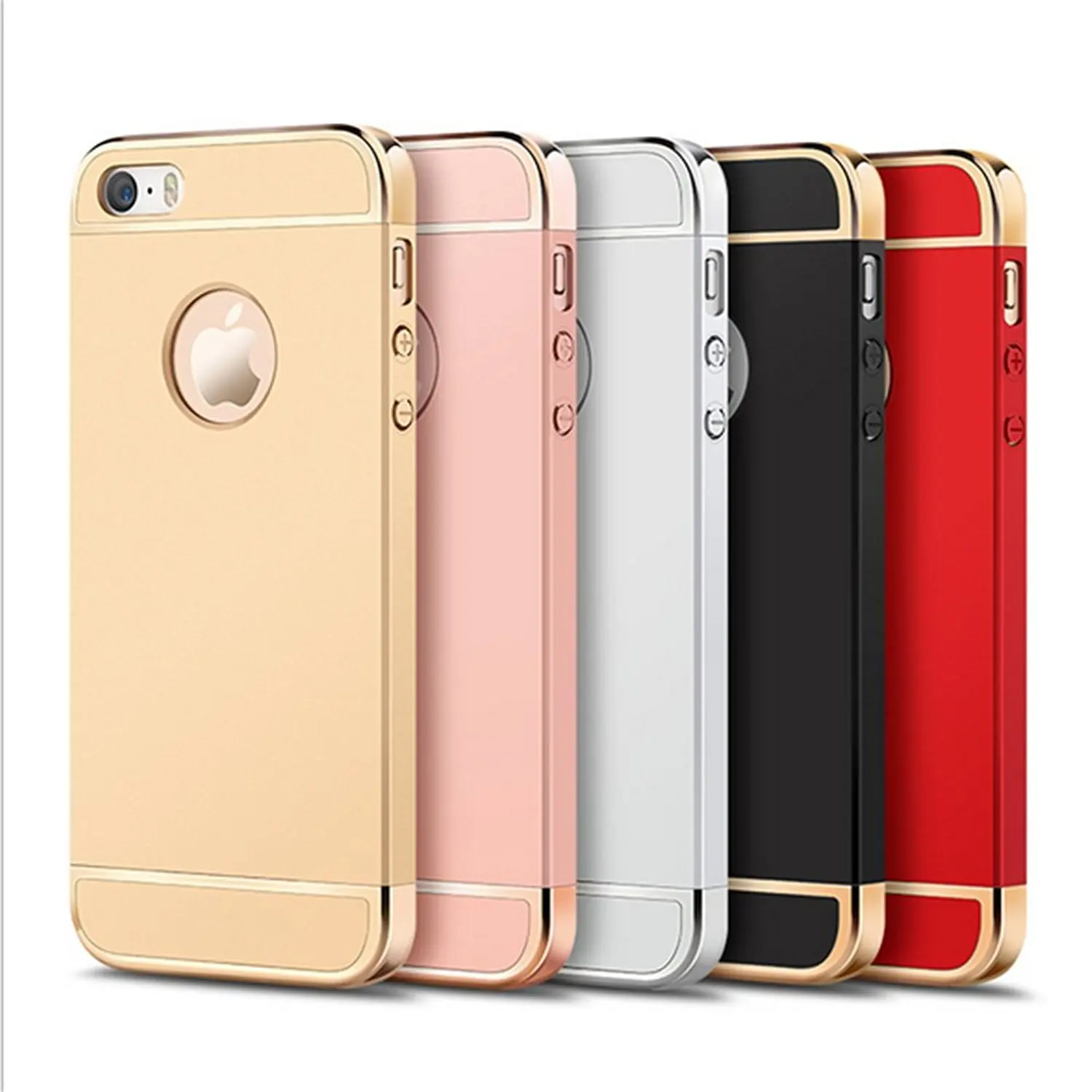 Чехол для iPhone 5S SE 5, роскошный противоударный чехол для iPhone 5S, жесткий чехол с гальваническим покрытием для iPhone SE, матовый чехол для iPhone 5