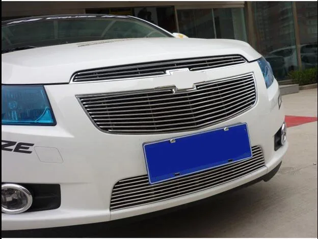 Для Chevy cruze 2009-2013 Передняя решетка решетки вставки сетки 3 шт