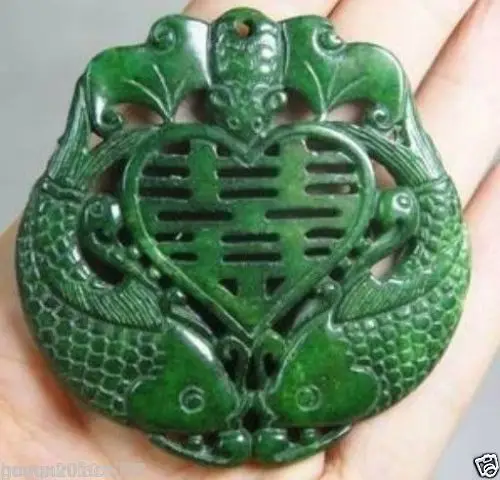 Искусственная резная зеленая искусственная рыба | Украшения и аксессуары