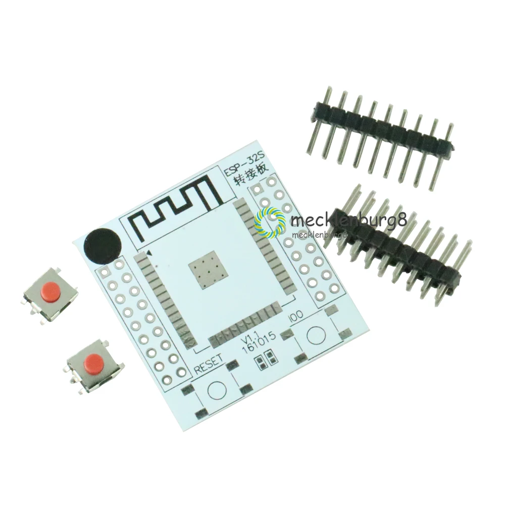 2 шт. Адаптер ESP32 ESP32S IO Базовая плата пинборд конвертер с 4 рядами контактов для