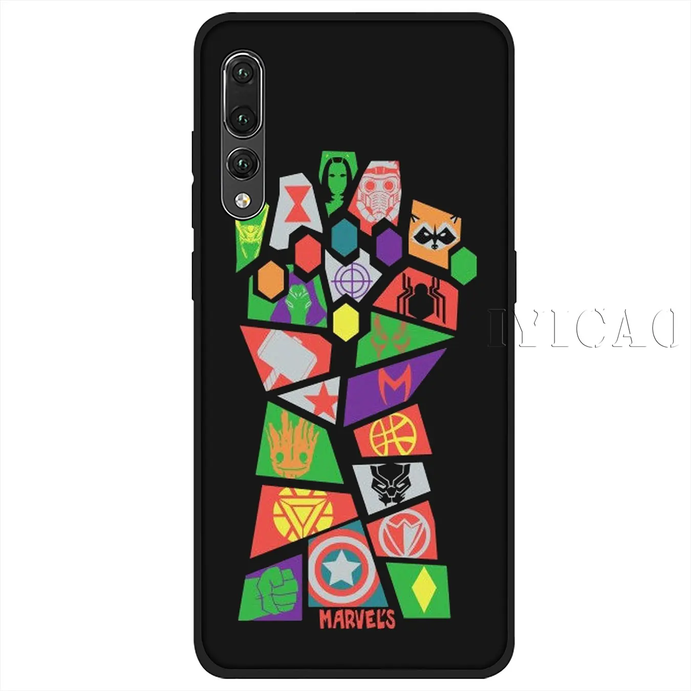 IYICAO Марвел Мстители Мягкий силиконовый чехол для телефона Huawei P30 P20 Pro P10 P9 P8 Lite Mini