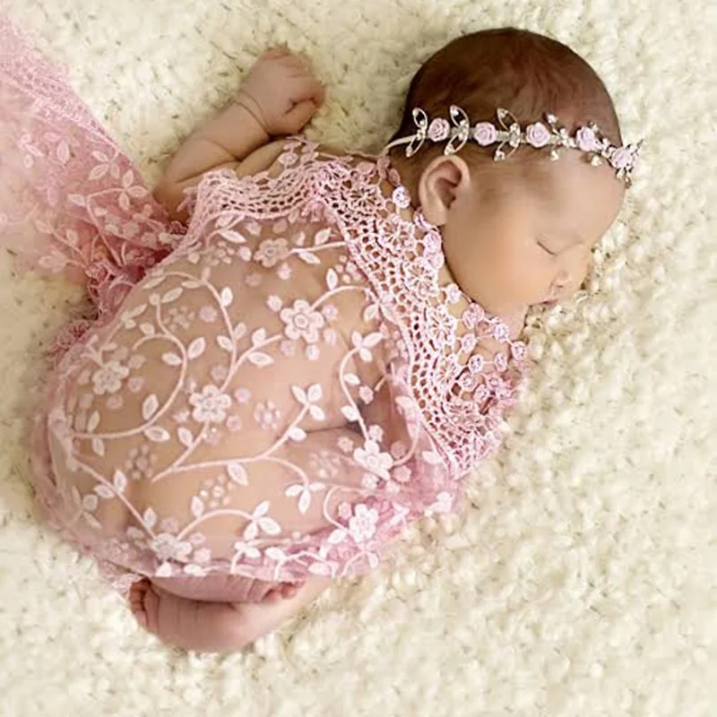Горячая Детская обертка ткань Newborn обертывание младенческое одеяльце для новорожденных реквизит для фотосъемки одеяло кружевное покрывало для фото