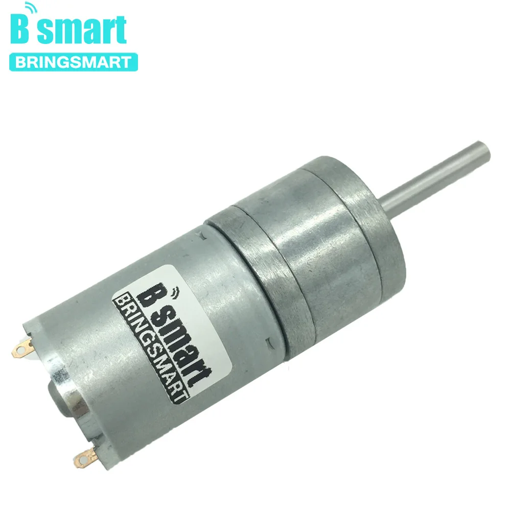 Bringsmart 25GA370 длина вала 25 мм 12 в двигатель постоянного тока редуктор D формы длинный