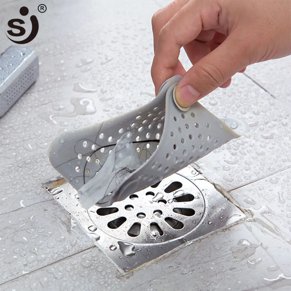 Силиконовый Сетчатый Фильтр для раковины SJ в форме звезды и цветка дуршлаг