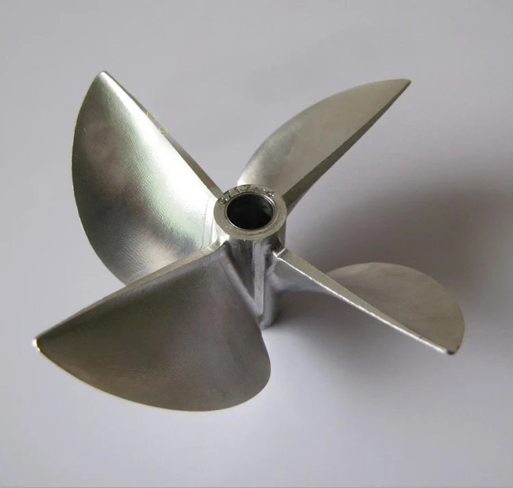Высокоточные 4 лопастные лопасти из алюминиевого сплава с ЧПУ 6717 67 мм для