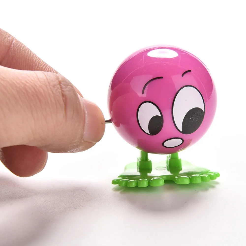 

Красочные новые весенние детские игрушки, забавное лицо Somersault для бега, заводная игрушка, экологически чистые материалы