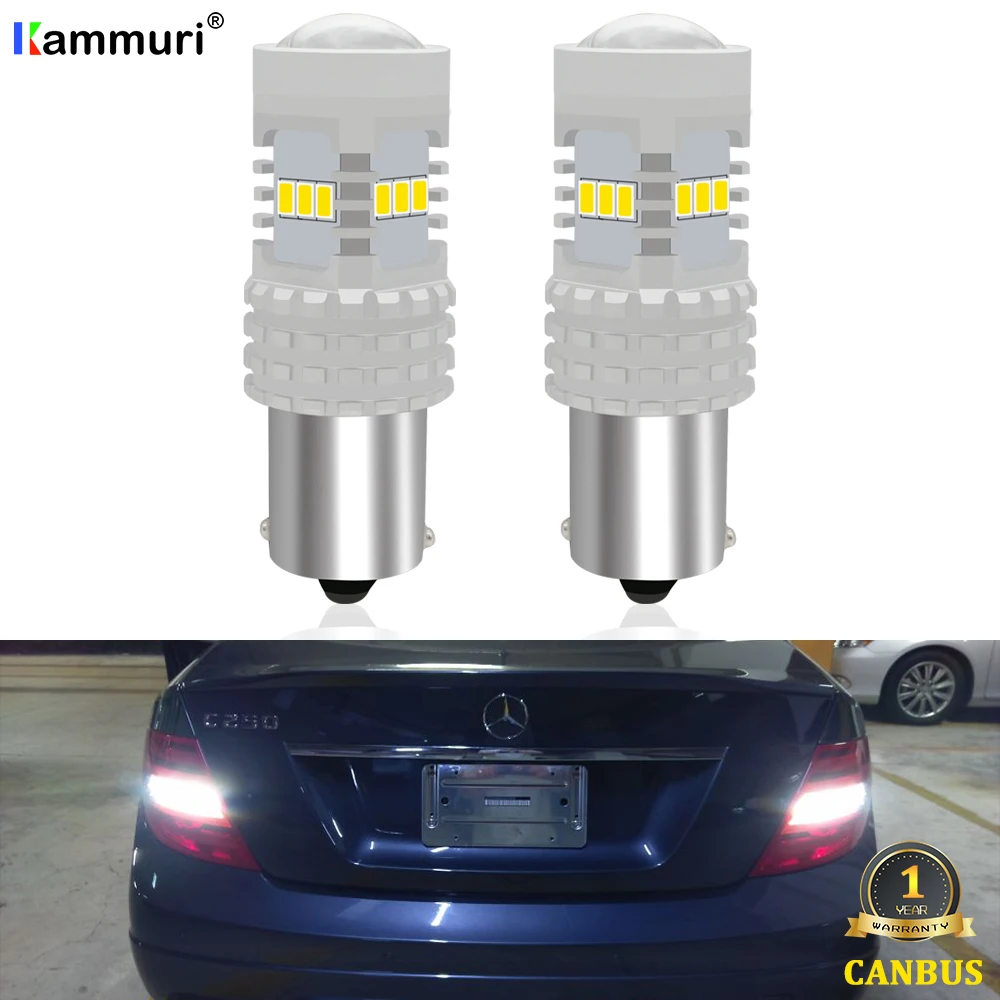 CANbus Белый P21W LED-камера заднего вида для автомобиля резервного копирования для Mercedes C Class W204 C180 C200 C220 C230 C250 C280 C300 C320 C350 C63 07-14
