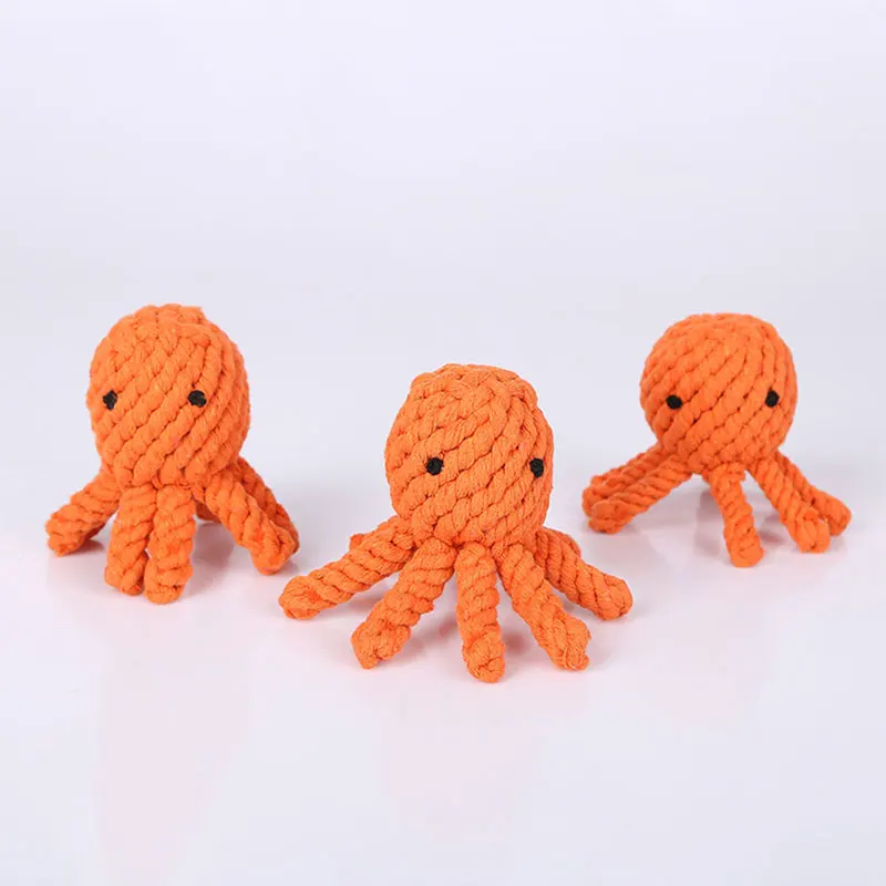 Щенок собака жевательные игрушки хлопковая веревка взбивания износостойкая