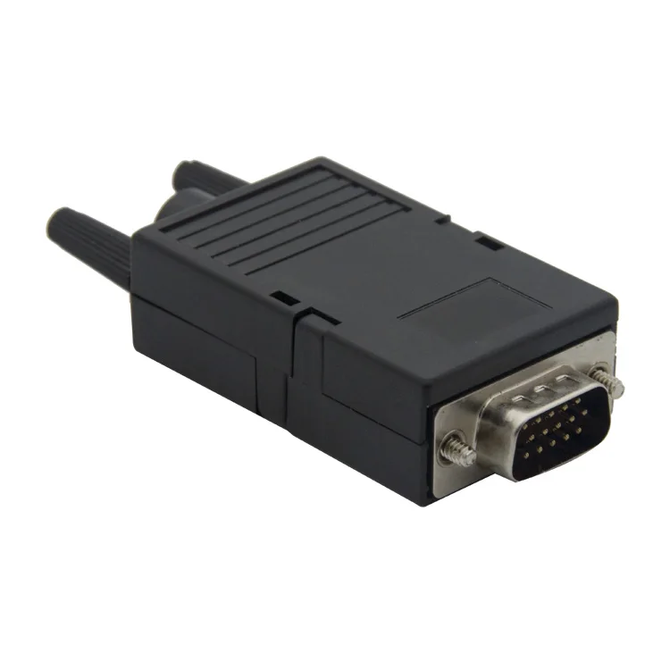 3 + 9 VGA разъем с корпусом поддержка DIY vga кабель|housing connector|connector 3connector male |