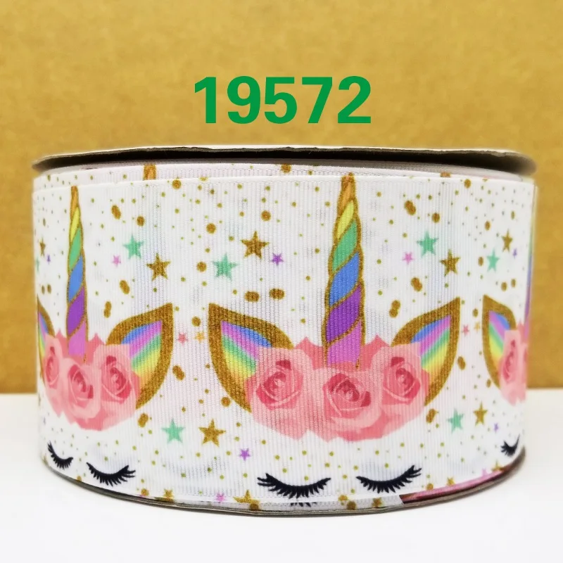 Бесплатная доставка 50 ярдов мультфильм печатных grosgrain ленты 19570 | Дом и сад