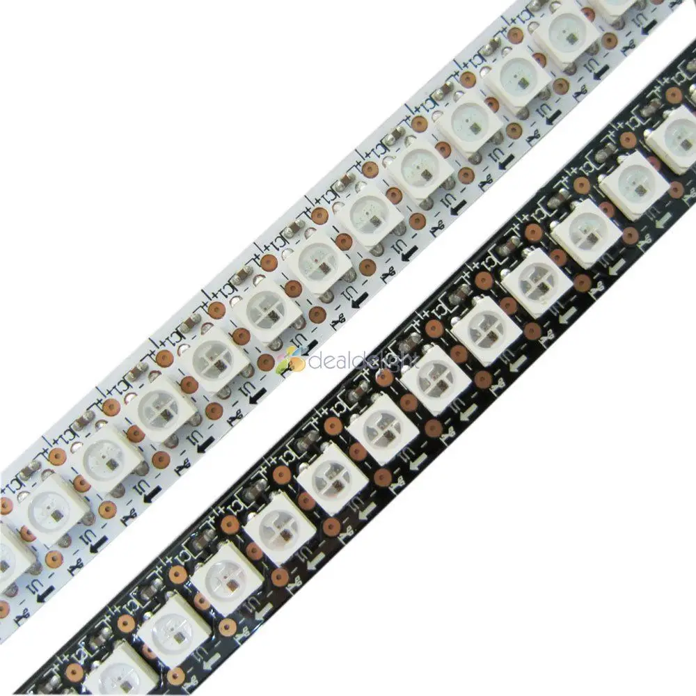 Пиксельная Светодиодная лента WS2812B встроенная WS2811IC RGB Dream доступная по цвету