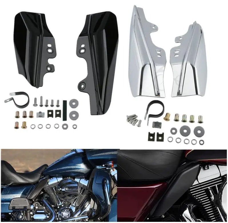 Дефлектор воздуха средней рамы для мотоцикла Harley Touring Electra Glide Road King 01 08|Накладки и