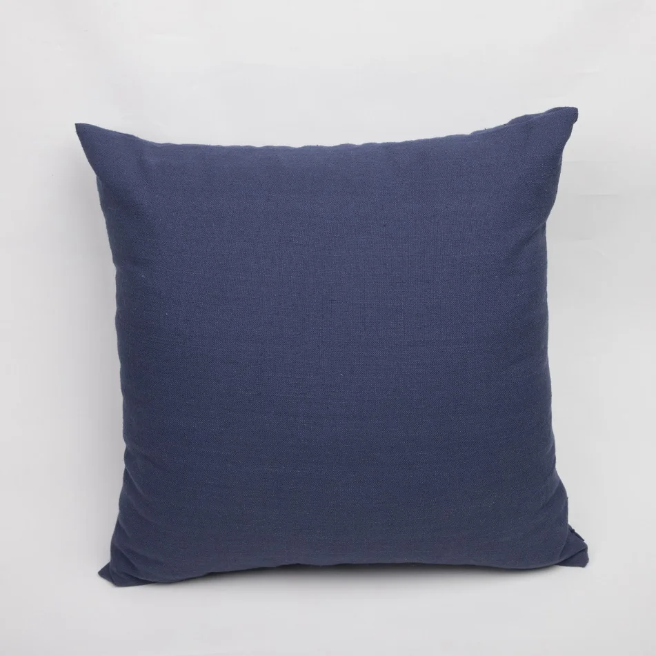 dark blue SCHRLING однотонная 45*45 см квадратная подушка для гостиной, домашний декоративный чехол на подушки для дивана, наволочка, сделанная для измерения - Цвет: dark blue