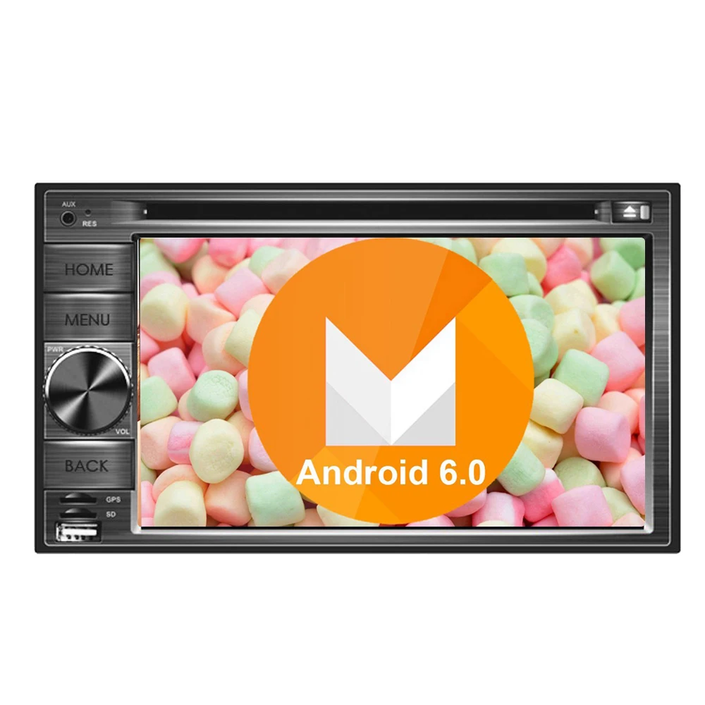 6.2 &quotв тире android автомобильный Радио двойной 2 DIN стерео GPS навигации Bluetooth HD