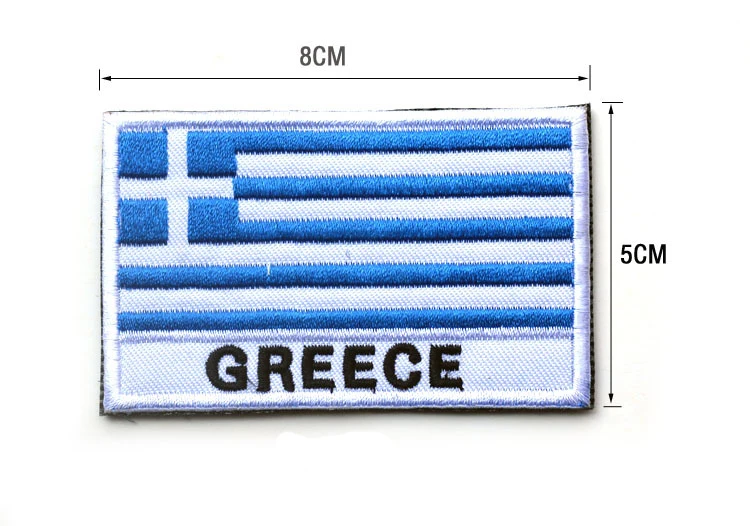 Greece Европейский Италия ЕС Греция Испании Франции Португалия Германия Великобритания Австрия Украины Шотландия Англия Флаг Чехии Вышивка Патчи - Цвет: Greece