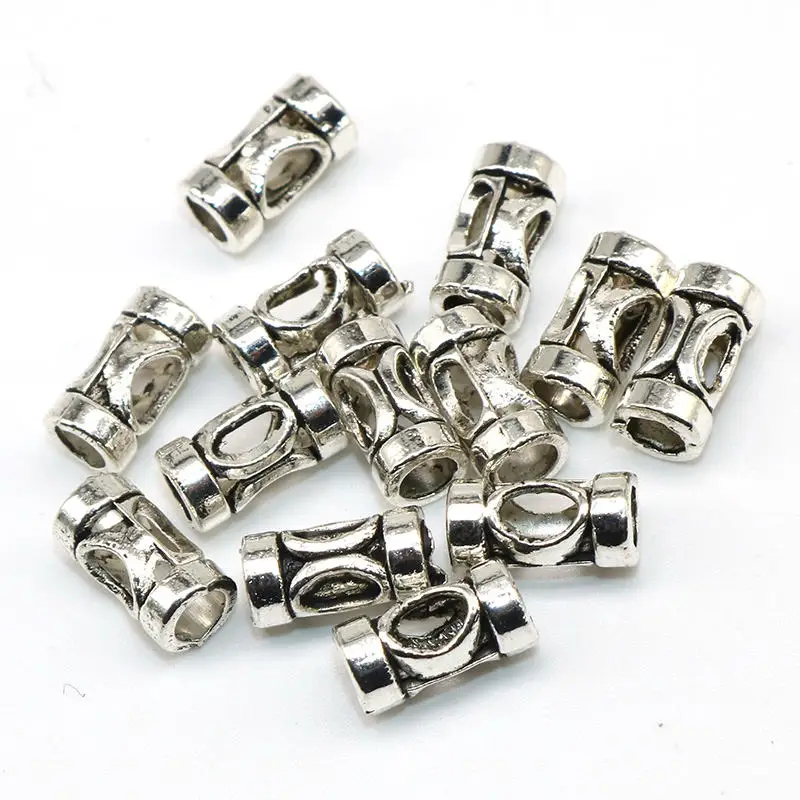 Металлические бусины с серебряным покрытием для изготовления ювелирных изделий