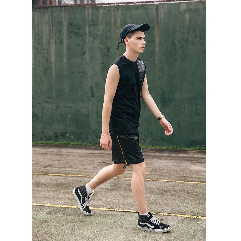 VIISHOW мужская майка в стиле хип-хоп дизайнерская модная без рукавов повседневная