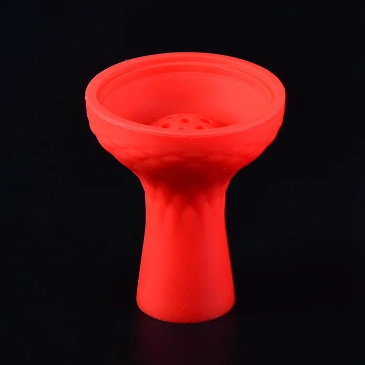 Red 6 цветов пищевого силикона кальян табак для кальяна чаша Sheesha Chicha Cachimba Nargile аксессуары - Цвет: Red