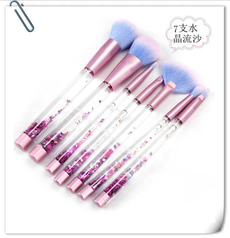 7 шт. наборы кистей для макияжа пудра косметические ресницы Хайлайтер глаз