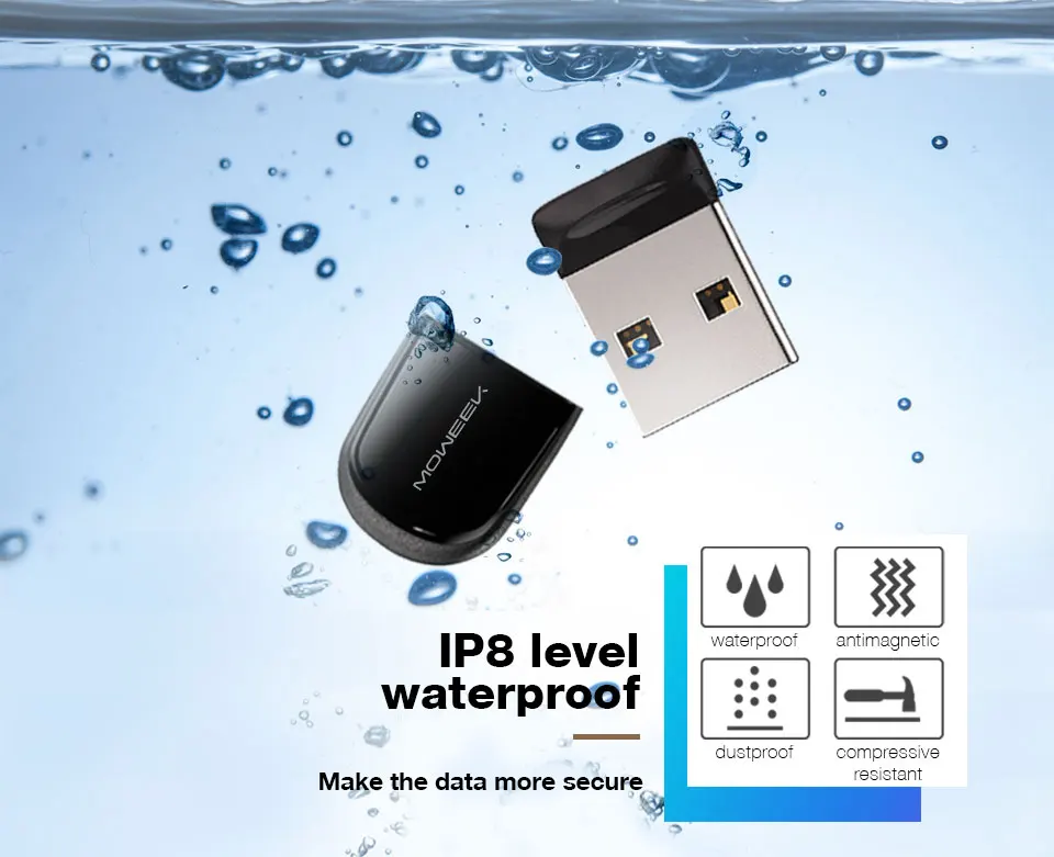 Moweek Super Mini USB Flash 128 Гб 64 ГБ 32 ГБ миниатюрный флэш-накопитель 16 ГБ 8 ГБ 4 ГБ Флешка флеш-диск USB 2,0 USB флешка для автомобиля