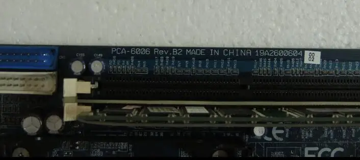 100% OK оригинальная IPC плата PCA-6006VE Rev. B2 полноразмерная CPU карта ISA промышленная