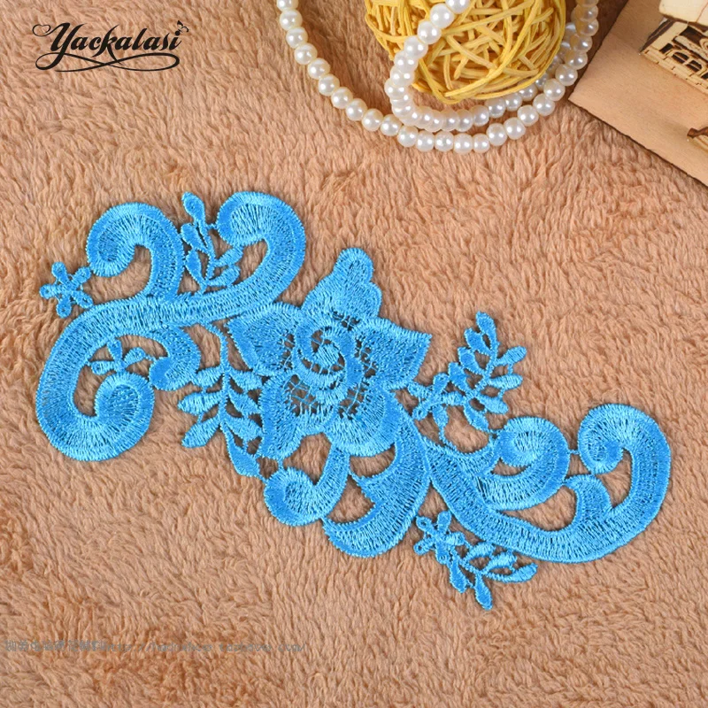 5 шт. свадебные блестящие нашивки с 3d вышивкой свадебное платье пошив одежды