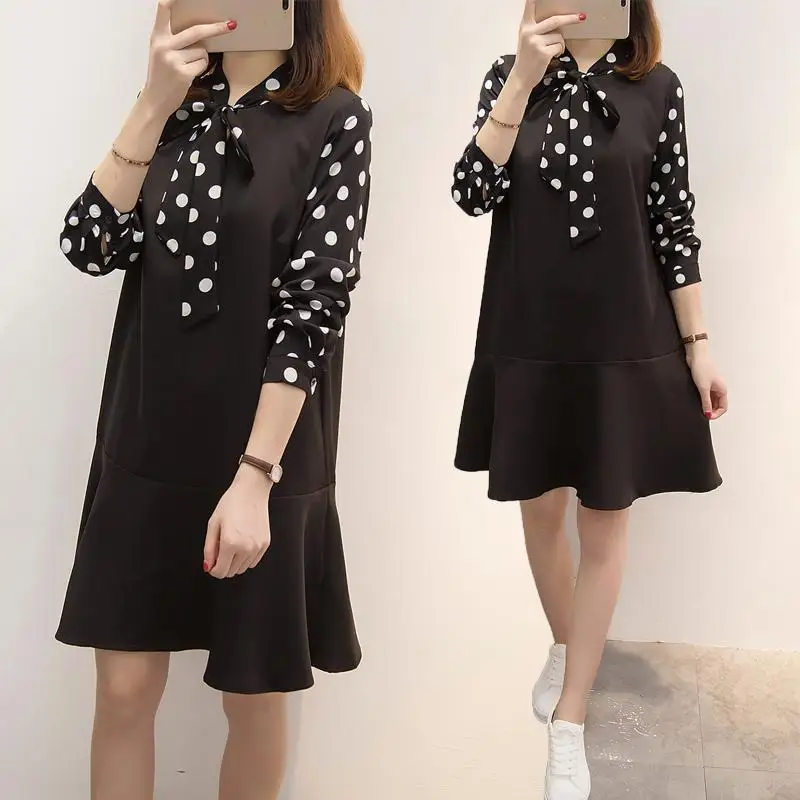 2018 новые осенние Повседневное свободные с воланами бантом острым углом шить