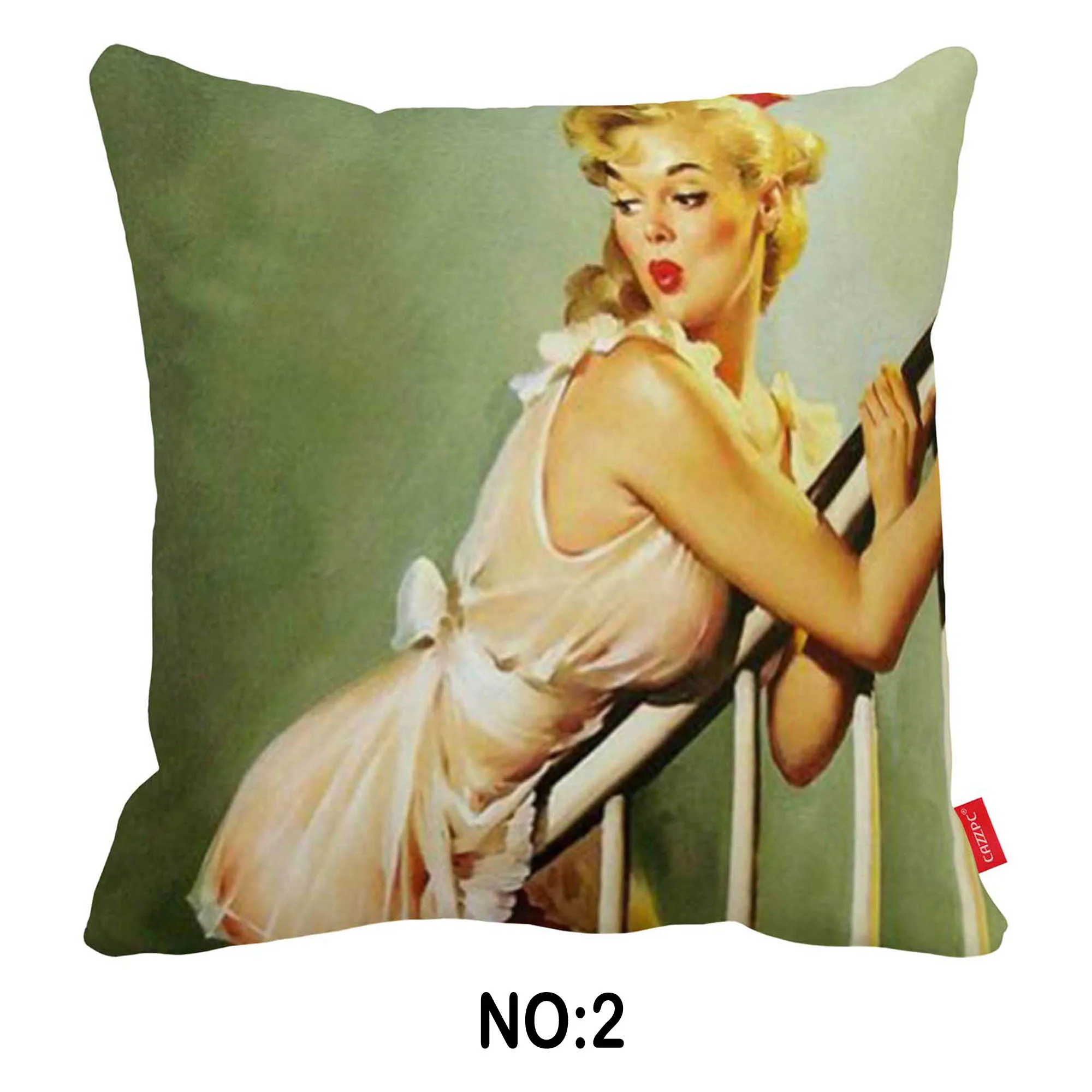 Гламурная pinups Винтаж секси леди постер печати холст автомобиля декоративные