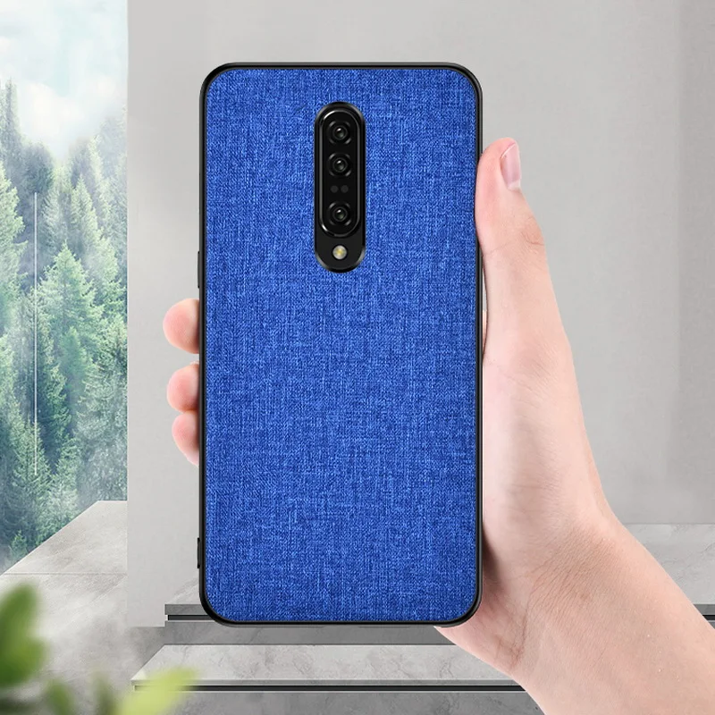 Чехол для телефона для OnePlus 7 Pro 7t 6 T 6 тонкий гибридный тканевый Мягкий Бампер Жесткий Чехол для One Plus 7Pro 6 T Funda