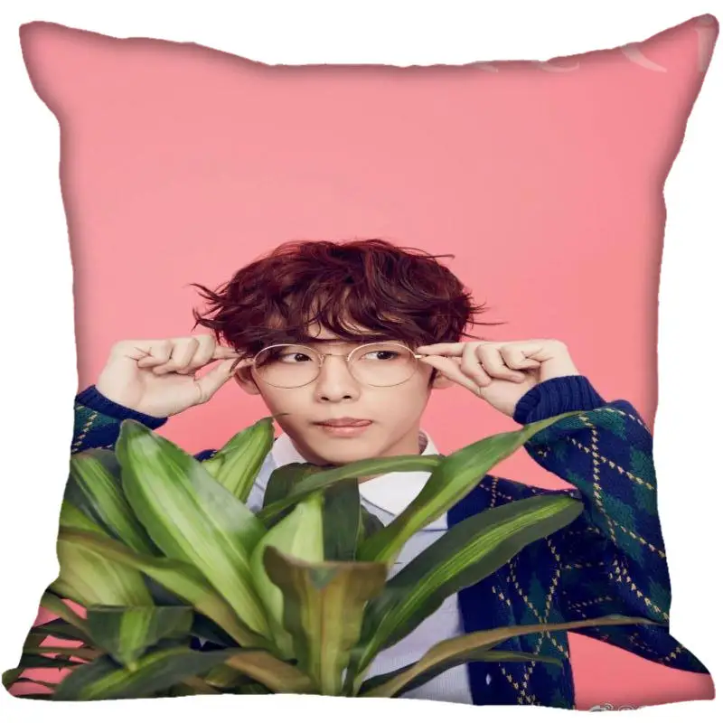 21 Fan Xi, хит, на заказ, KPOP, NCT, WINWIN, принтованная шелковая квадратная наволочка, для дома, декоративная, на молнии, атласная наволочка(одна сторона - Цвет: 21