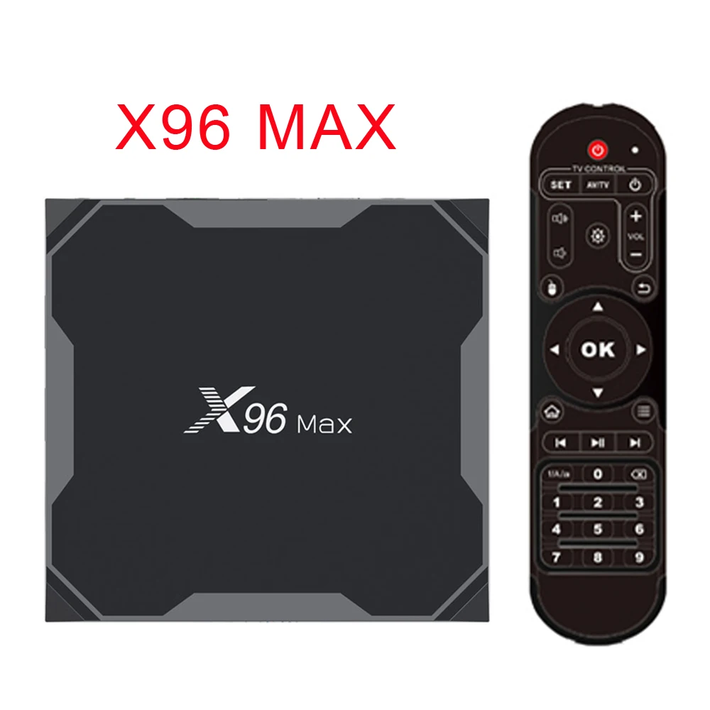 Приставка Смарт-ТВ X96 MAX Android 9 0 4 + 32 ГБ Amlogic S905X2 2 5 8 ГГц | Электроника
