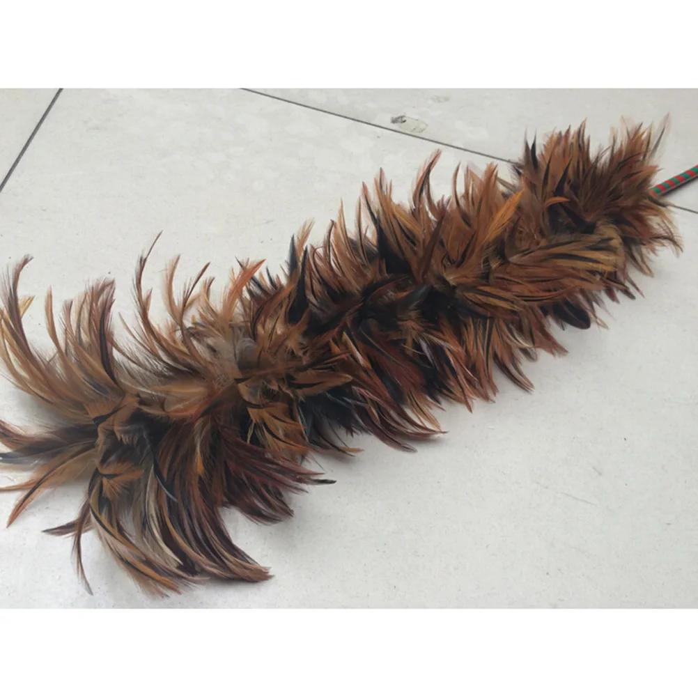 72 см Натуральная пуховая щетка с деревянной ручкой антистатический инструмент