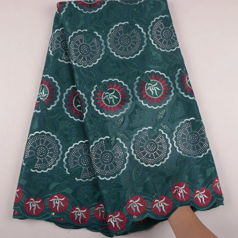 Swiss Voile Laces Switzerland Embroidery Dry Cotton Lace With Stone In For Women Dress A1538 | Дом и сад