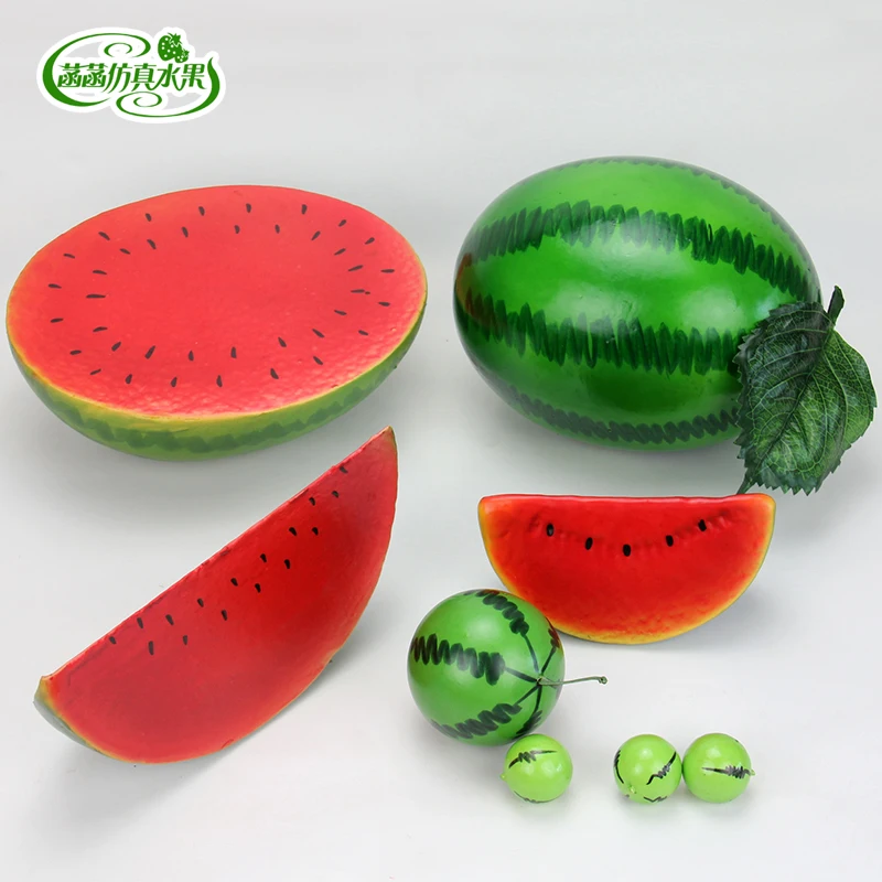 

High artificial watermelon slice fake fruit model set at home decoration props