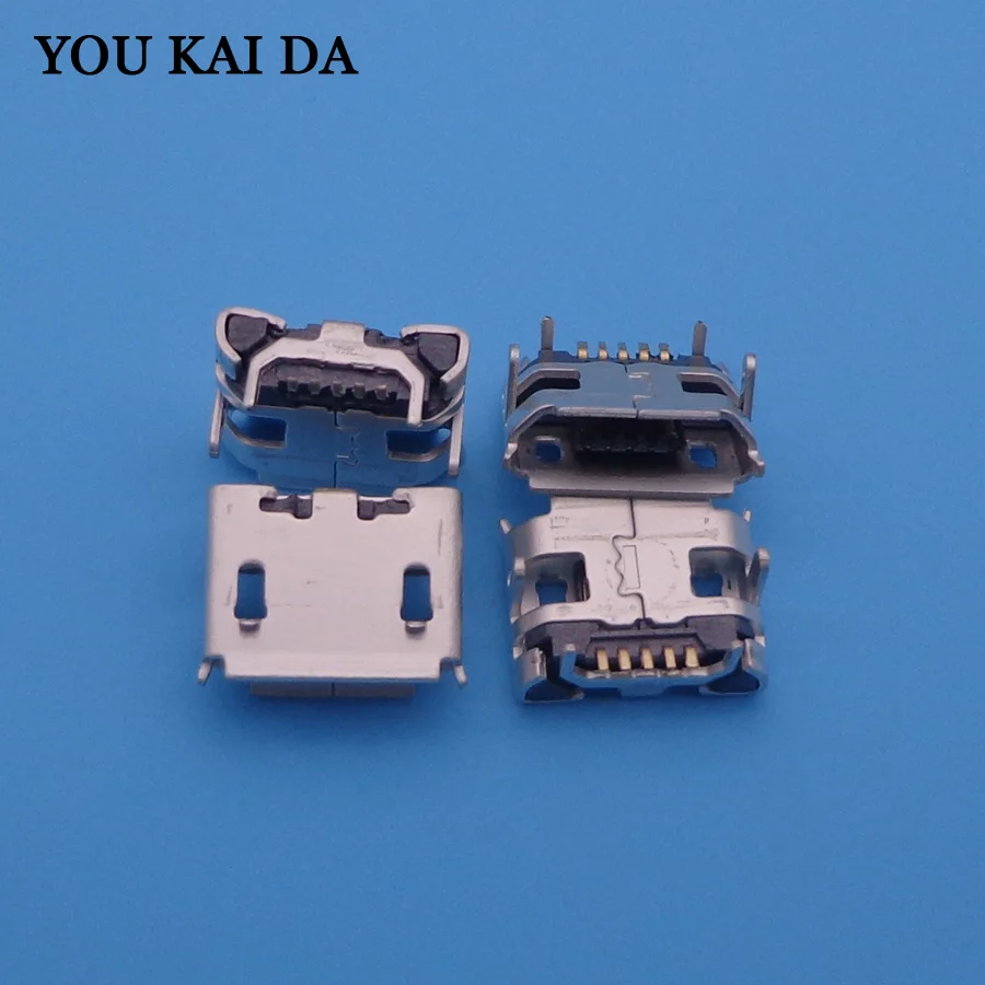 500 шт./лот мини микро usb разъем для подключения док-станции Разъем зарядки и