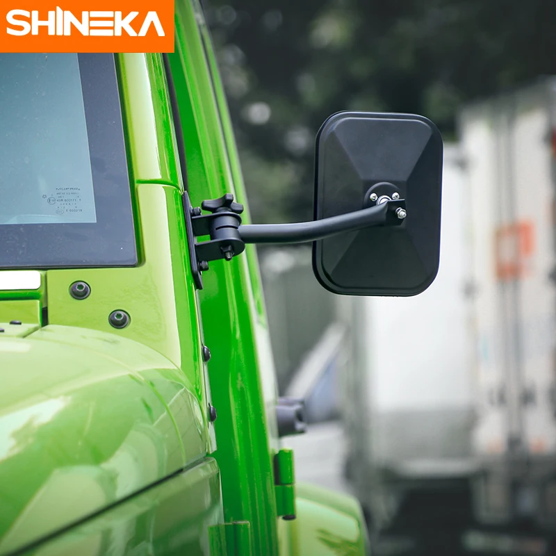 Зеркало внешнее SHINEKA для Jeep Wrangler JK TJ CJ LJ|views|view mirrorview door |