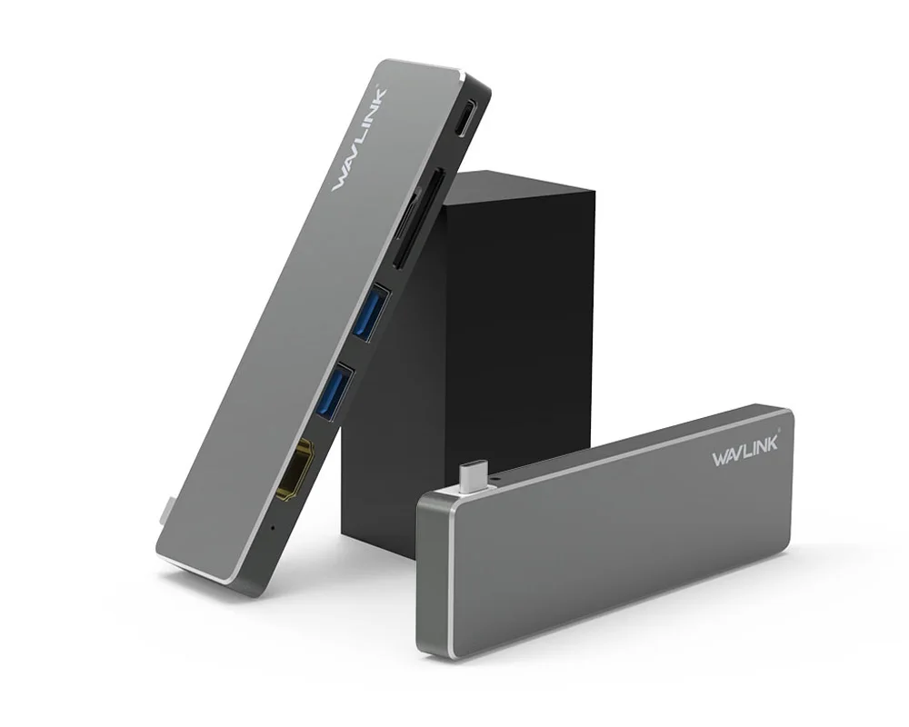 Wavlink usb-хаб 3,0 USB-C порт к HDMI 4k видео USB3.0 SD и TF/Micro SD кардридер мини док-станция для MacBook Pro USB порты